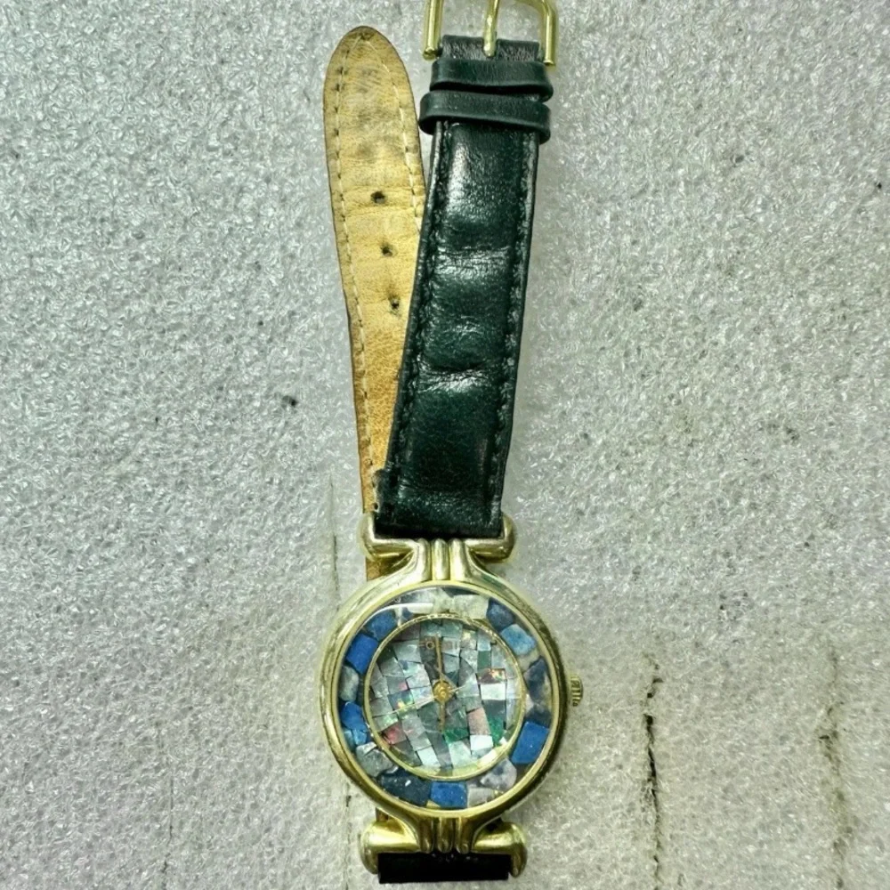 1994 RARE FOSSIL SHATTERED ABALONE WATCH DR-2035(000926)